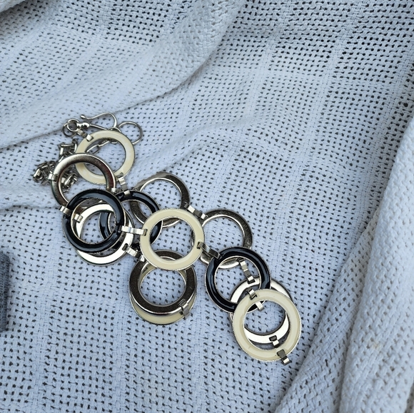 Vintage Modernist Circle BELT M - Picture 5 of 13